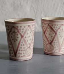 Mugg Traditionelle mini rosa